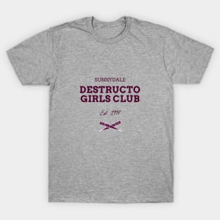 Sunnydale Destructo Girls Club Btvs T-Shirt